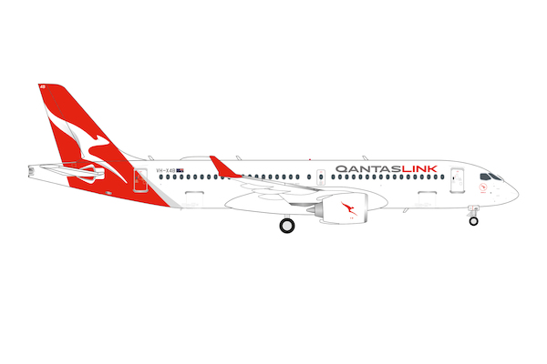 Herpa Wings 573184 Airbus A220-300 Qantas Link Koala VH-X4B