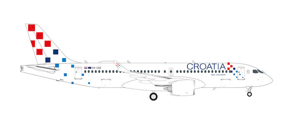 Airbus A220-300 Croatia Airlines Zagreb 9A-CAE 573757