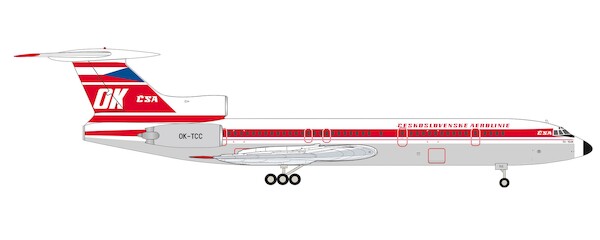Tupolev Tu154M CSA Czechoslovak Airlines Teplice OK-TCC 574051