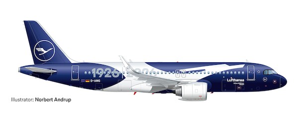 Airbus A320neo Lufthansa 100 years D-AING 574105