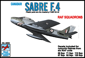 Canadair sabre F4 (RAF)  HPK.048005