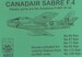 Canadair sabre F4 (RAF)  HPK.048005