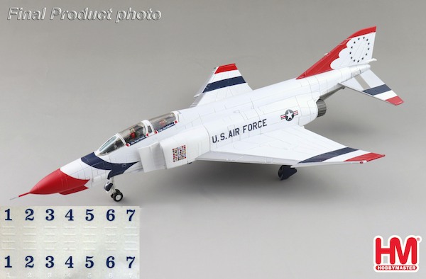McDonnell Douglas F-4E Phantom Thunderbirds USAF, 1973/74 season (w/decals for No.1 to 7 planes) HA19084