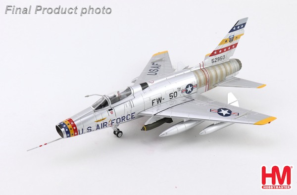 F100D Super Sabre USAF, re 55-2950, 81st TFS, 50th TFW, France 1958 HA2128