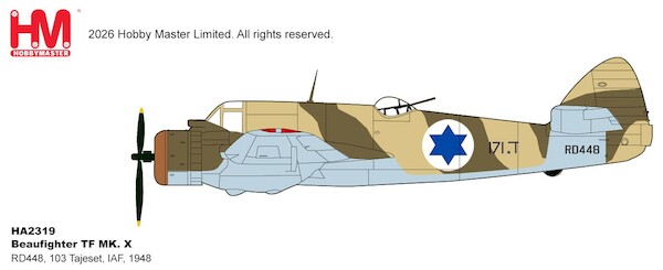 Bristol Beaufighter TF MK. X RD448, 103 Tajeset, IAF, 1948 HA2319