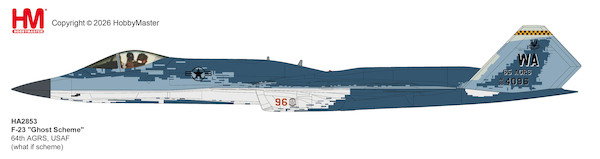 YF-23 "Ghost Scheme" 64th AGRS, USAF (what if scheme) HA2853