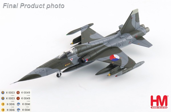 Northrop F-5A Freedom Fighter RNLAF, KLU, Royal Netherlands Air Force 1970s (w/ decal for 5 planes) HA33011