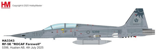 Northrop F-5F Tiger II "ROCAF Farewell" 5398, Hualien AB, 4th July 2025 HA3343