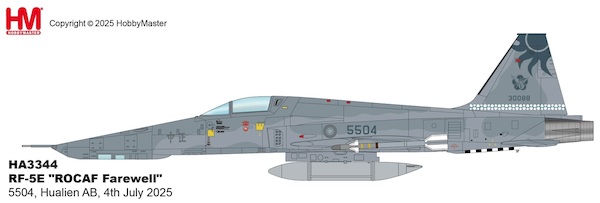 Northrop F-5E Tiger II "ROCAF Farewell" 5504, Hualien AB, 4th July 2025 HA3344