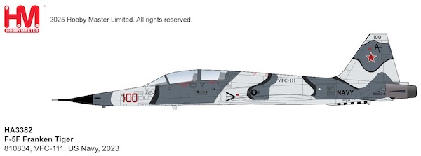 Northrop F-5F Franken Tiger 810834, VFC-111, US Navy, 2023 HA3382