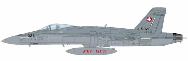 F18C Swiss Air Force, J-5018, 18th Sqn "Panther", Nov 2009 HA3532C