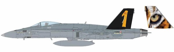 F18C Swiss Air Force, "Swiss Tiger 2025" J-5002 HA3596