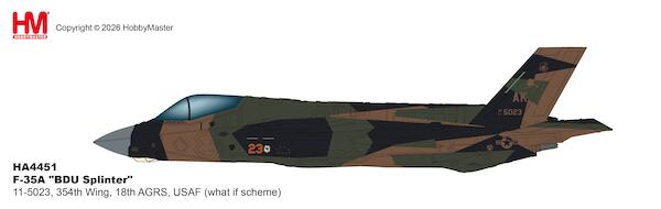 F-35A "BDU Splinter" 11-5023/AK, 65 AGRS, 57 WG, USAF (what if scheme) HA4451