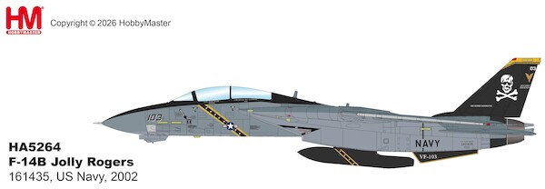 Grumman F14B Tomcat Jolly Rogers 161435, US Navy, 2002 HA5264