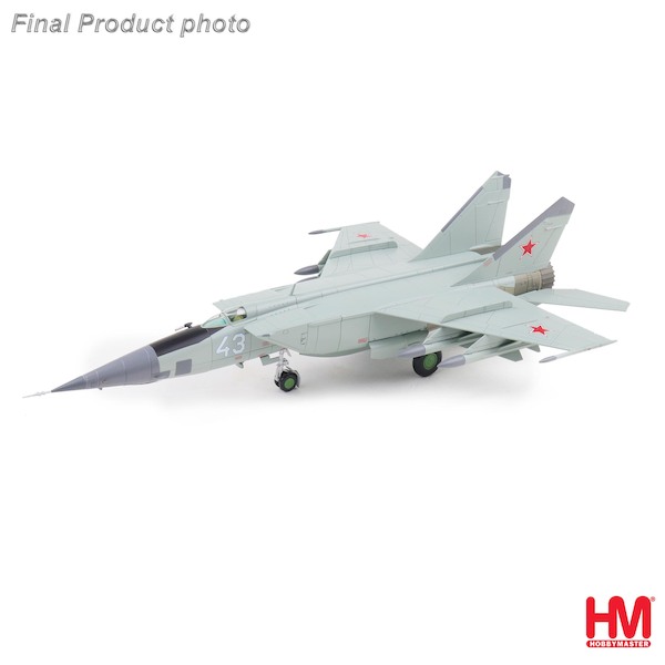 MIG-25BM white 43, Ahtubinsk Airfield, 1987 (w/4 x KH-58 missiles) HA5655