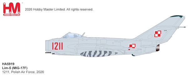 MIG-17F Lim-5 1211, Polish Air Force, 2026 HA5919