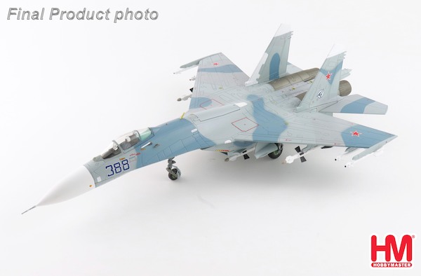 Sukhoi Su27 Flanker B Russan Air Force, B388, Paris le Bourget, 1989 (w/climbing ladder, no wing tip missiles) HA6003b