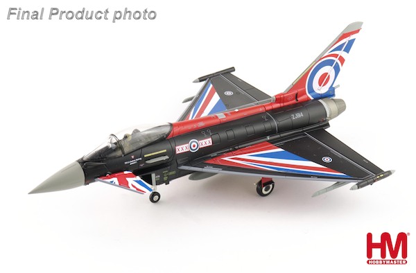 Eurofighter Typhoon "Blackjack" ZJ914, RAF, 2021 (w/generic box, 2 x empty pylon, 1 x center fuel tank ) HA6629b