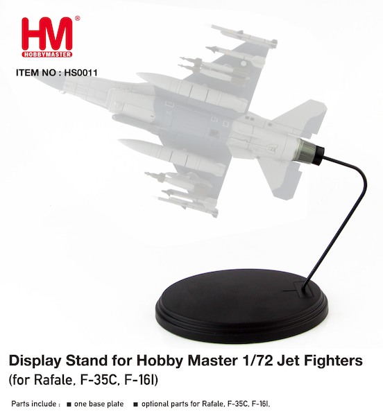 Display Stand for Hobby Master 1/72 Jet Model Display Stand (for Rafale, F-35C, F-16I) HS0011