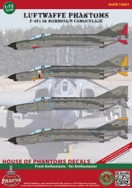 Luftwaffe Phantoms – F-4F in Norm 81A/B Camouflage HoPD72001