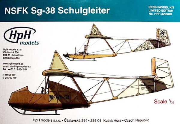 NSFK SG38 Schulgleiter (LAST STOCK) HPH32020R