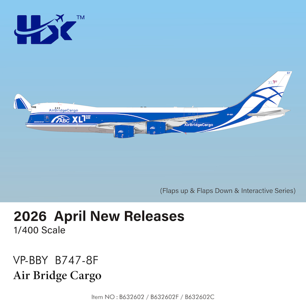 Boeing 747-8F Air Bridge Cargo VP-BBY Flaps Down B632602F
