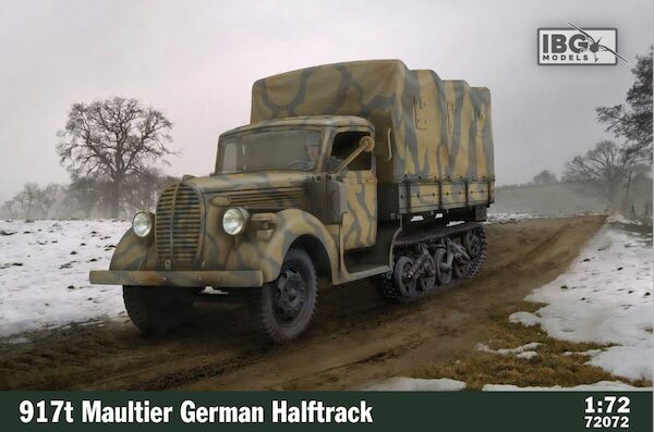 917t Maultier, German halftrack cargo truck  72072