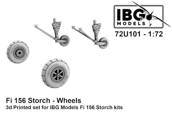Fieseler Fi 156 Storch Wheels (IBG) 72U101