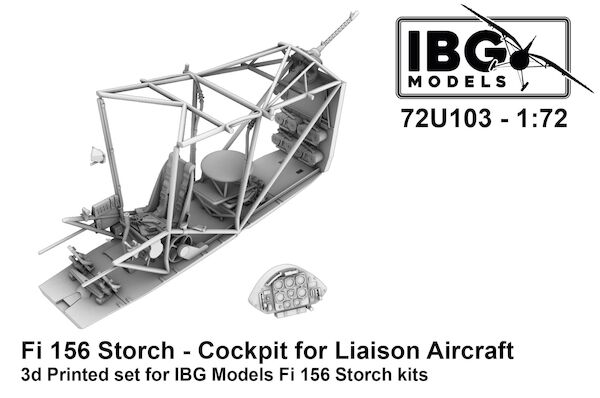 Fieseler Fi 156 Storch Cockpit for Liaison Aircraft (IBG) 72U103