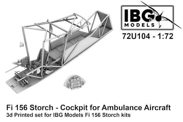 Fieseler Fi 156 Storch Cockpit for Ambulance Aircraft (IBG) 72U104
