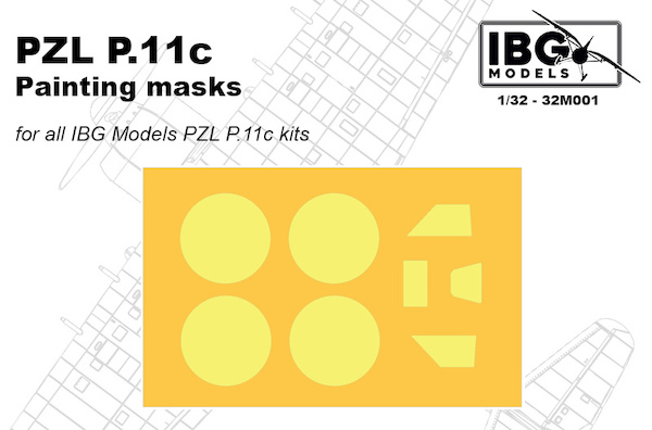 Painting Mask for PZL P11c family (IBG)  IBG32M001