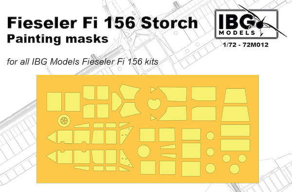 Painting Mask for IBG Fieseler Fi156 Storch (IBG) IBG72M012