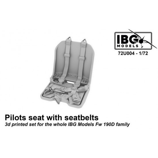 Pilots seat with seatbelts for Focke Wulf FW190D (IBG)  IBG72U004