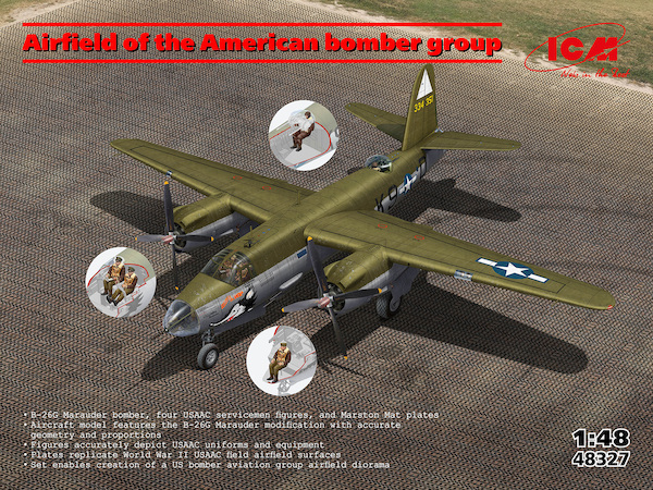 Martin B26G Marauder Airfield of the American bomber group 48327