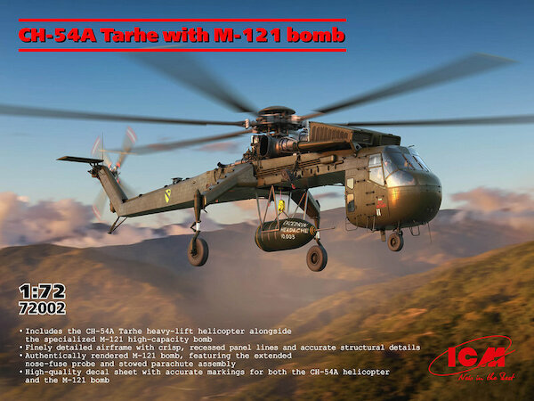 Sikorsky CH-54A Tarhe with M-121 bomb (SPECIAL PROMOTIONAL PRICE) 72002