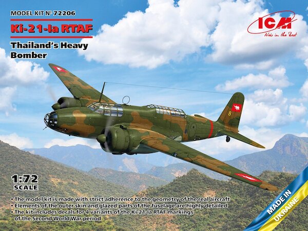 Nakajima Ki21-Ia 'Sally' RTAF Thailand's Heavy Bomber  72207