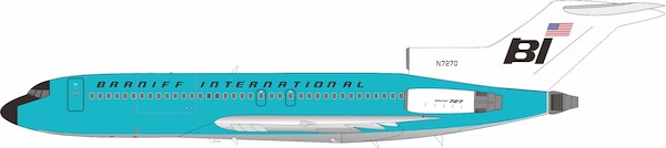Boeing 727-27C Braniff International Airways Turquoise N7270 IF721BN0526