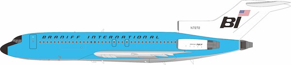 Boeing 727-27C Braniff International Airways New Medium Blue N7272 IF721BN0626