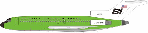 Boeing 727-27C Braniff International Airways Light Lime Green N7276 IF721BN0726