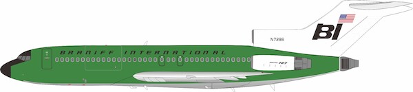 Boeing 727-27C Braniff International Airways Panagra Green N7296 IF721BN0826