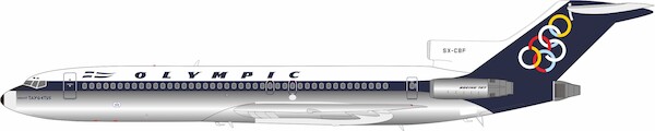 Boeing 727-284 Olympic SX-CBF polished IF722OL0626P