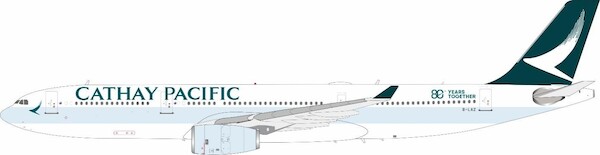 Airbus A330-343 Cathay Pacific Big title "80 Year together" B-LAZ WB-A330-3-009