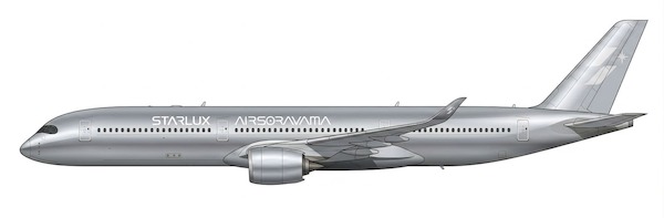 Airbus A350-1000 Starlux Airlines "Airsorayama Silver" B-58553 EW235K003