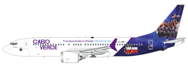 Boeing 737 MAX 8 Cabo Verde Airlines "Cabo Verde Na Copa" D4-CCJ SA4134