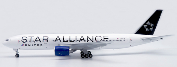 Boeing 777-200ER United Airlines "Star Alliance" N218UA Flaps Down  XX20285A