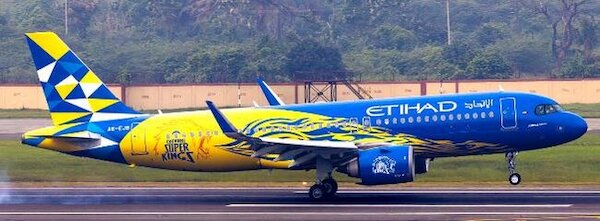 Airbus A320neo Etihad Airways "Chennai Super Kings" A6-EJB XX40517