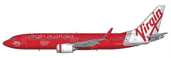 Boeing 737 MAX 8 Virgin Australia "150th Boeing 737" VH-8VI XX40899
