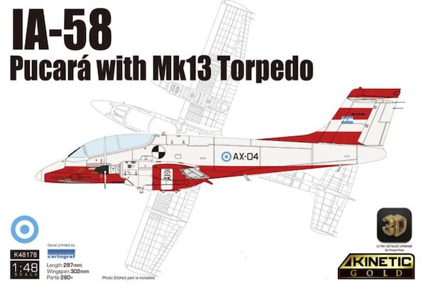 IA-58 Pucará with Mk13 Torpedo K-48178