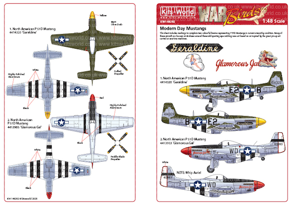 P-51D Mustang "Modern Day Mustangs" 4 KW148292