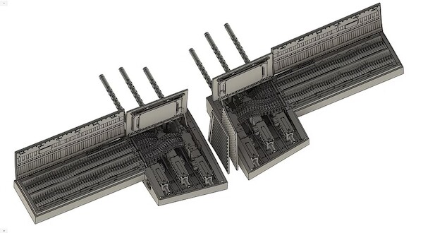 P51D Mustang Gun Bays (Tamiya) KSM32074